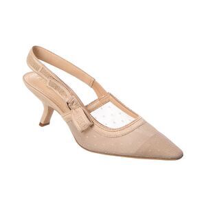Dior J'adior Mesh & Suede Slingback Pump, Beige